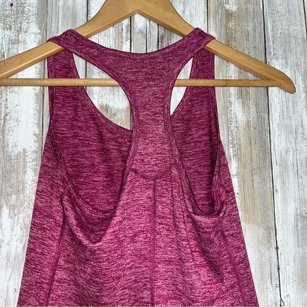 Nike Heathered Magenta Tank - Picture 4 of 5